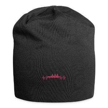 Ruderteam Rudern Ruder Ruderboot Ruderer - Jersey-Beanie - Schwarz - Vorne