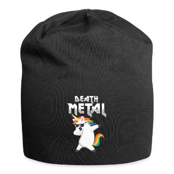 Death Metal Einhorn Hard Rock Musik Festival - Jersey-Beanie - Schwarz - Vorne
