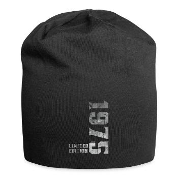 1975 Jahrgang Limited Edition - Jersey-Beanie - Schwarz - Vorne