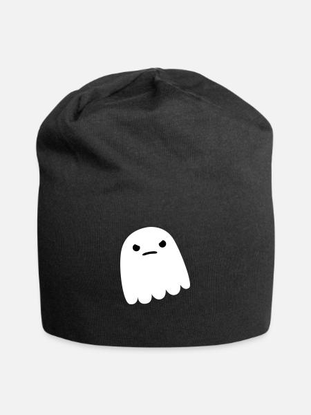 Sehr unglücklicher Geist (wütender Geist) - Jersey-Beanie - Schwarz