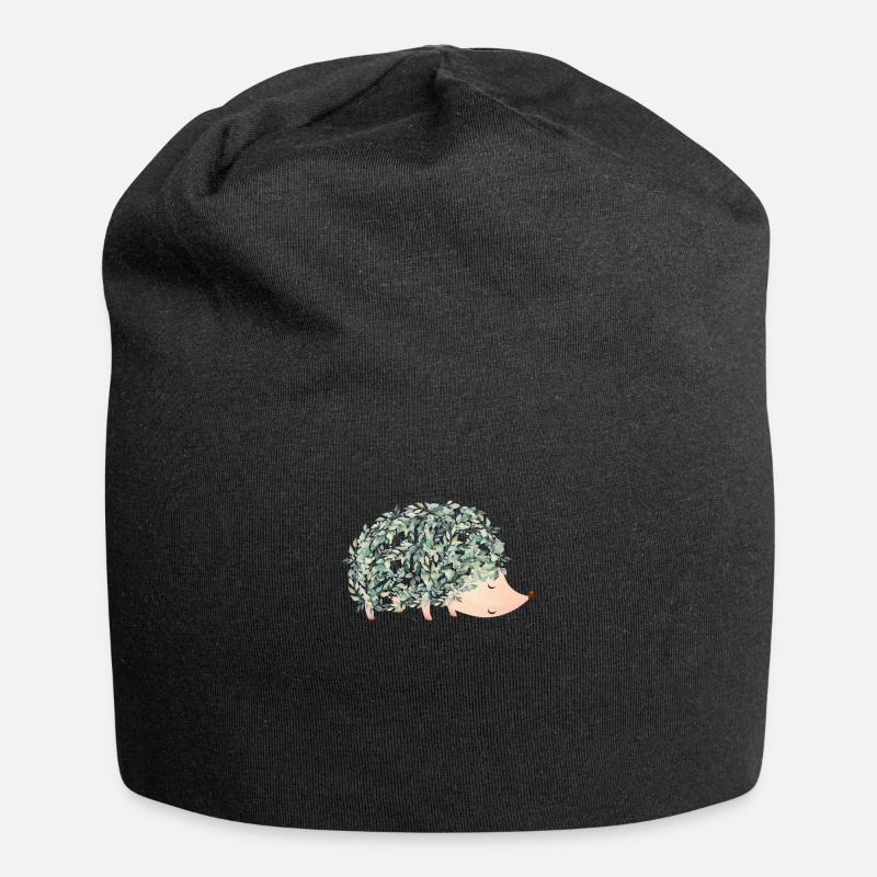 Hérisson - Bonnet en jersey - noir