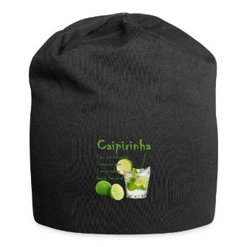 Cocktail Caipirinha - Jersey-Beanie - Schwarz - Vorne