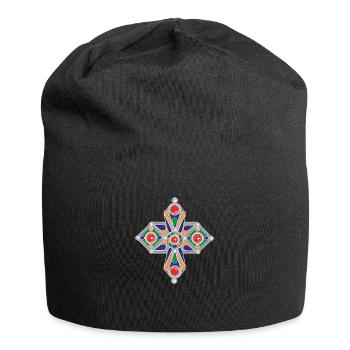 Bijoux kabyle - Bonnet en jersey - noir - Devant