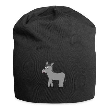 Esel - Jersey-Beanie - Schwarz - Vorne
