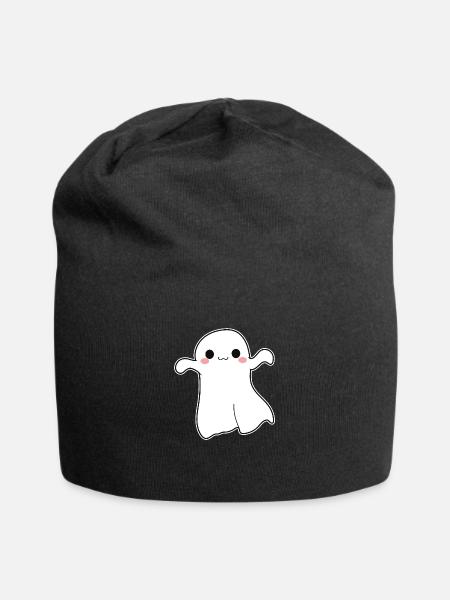 Gespenst - Jersey-Beanie - Schwarz