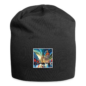 VIENNA - Jersey-Beanie - Schwarz - Vorne