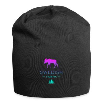 Suède Suède Scandinavie Pays nordiques Viking Europe - Bonnet en jersey - noir - Devant