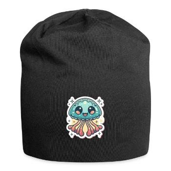 Jellyfish Lover - Jersey Beanie - black - Front