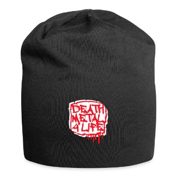Heavy Death Metal 4 Life Hard Rock Cool Graffiti - Jersey Beanie - black - Front