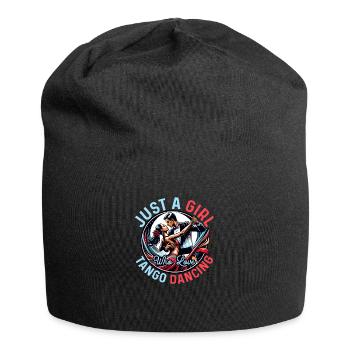 Just A Girl Who Love Tango Dancing Tango Dance Lat - Jersey-Beanie - Schwarz - Vorne
