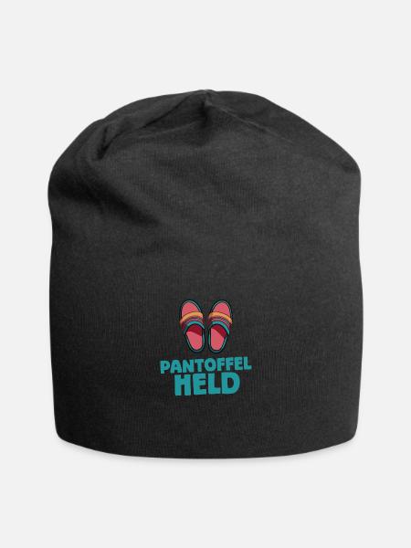 Pantoffelheld - Jersey-Beanie - Schwarz