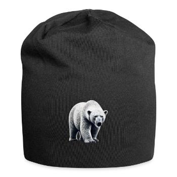 Eisbär - Jersey-Beanie - Schwarz - Vorne