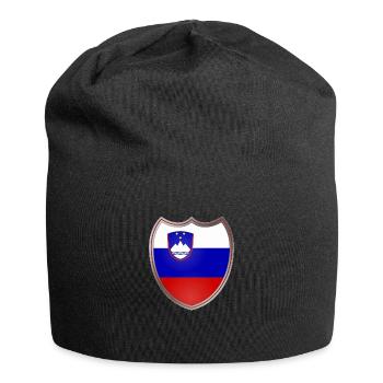 Slovénie (Slovénie _Wappen) - Bonnet en jersey - noir - Devant