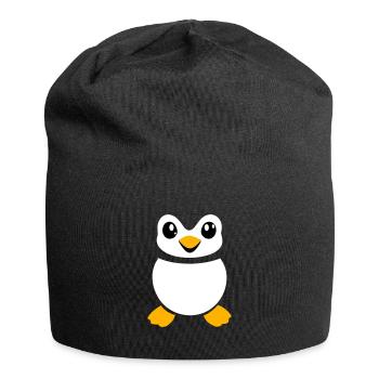 Penguin Costume Animal Carnival Carnival Funny Cute - Jersey Beanie - black - Front