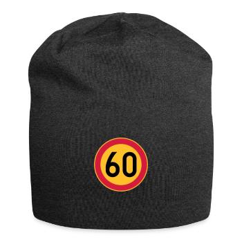 60 Limit / Tempolimit - Jersey-Beanie - Anthrazit - Vorne