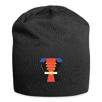 Casse-Noisette, Illustration,Noël,Saint-Nicolas - Bonnet en jersey - noir - Devant