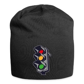 2541614 135318330 feux de circulation - Bonnet en jersey - noir - Devant
