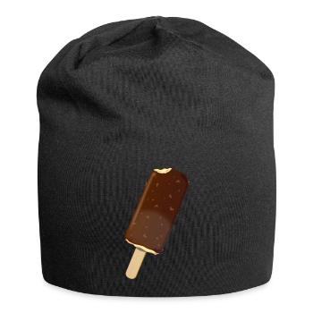 Eis - Jersey-Beanie - Schwarz - Vorne