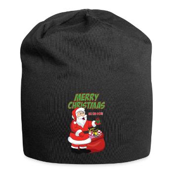 Noël Noël Père Noël Père Noël - Bonnet en jersey - noir - Devant