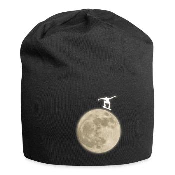skateboard sommer sonne boy girl skater spass - Jersey-Beanie - Schwarz - Vorne
