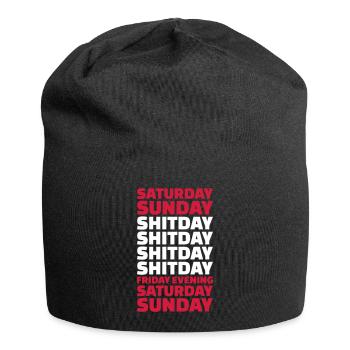 Shitday - Jersey-Beanie - Schwarz - Vorne