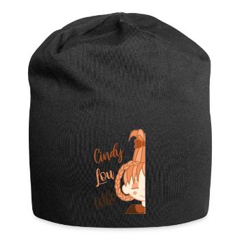 Cindy lou who  christmas christmas fun - Jersey Beanie - black - Front