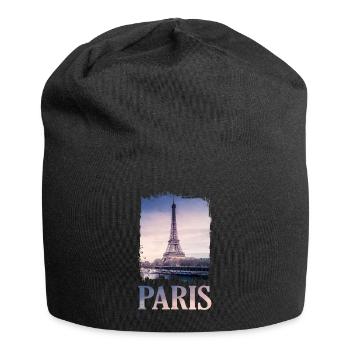 Paris France France Tour Eiffel Tour Eiffel - Bonnet en jersey - noir - Devant