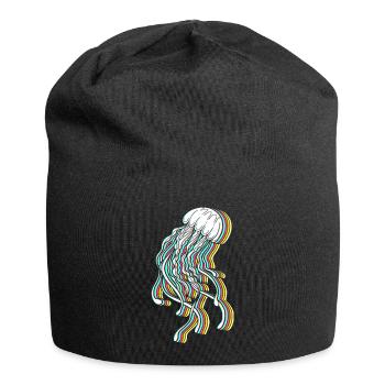 Jellyfish Children's Birthday Kids - Jersey Beanie - black - Front