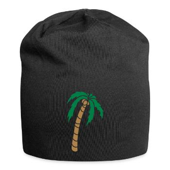 Clipart Palme Design - Bonnet en jersey - noir - Devant