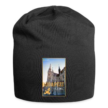 Budapest - Jersey Beanie - black - Front