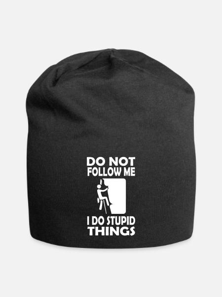 Bouldern Klettern Climbing - Jersey-Beanie - Schwarz