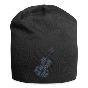Musique classique Violoncelle - Bonnet en jersey - noir - Devant