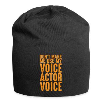 Voice Actor - Jersey Beanie - black - Front