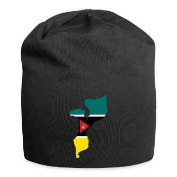 Mosambik - Jersey-Beanie - Schwarz - Vorne