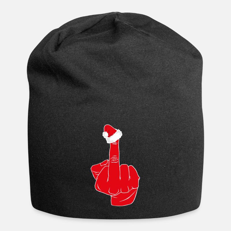 Hypocrisie de Noël - Bonnet en jersey - noir
