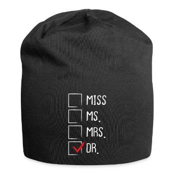 DNP Médecin Infirmière Appréciation Appelez-moi Dr. Nursing - Bonnet en jersey - noir - Devant