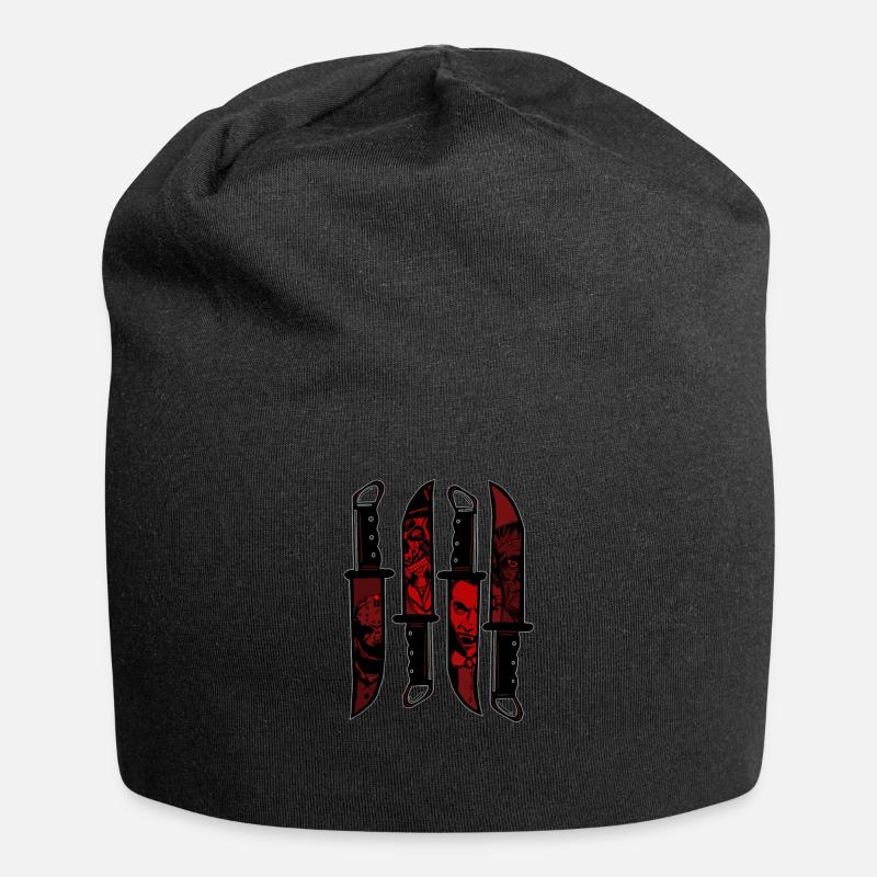 Couteaux d’horreur - Bonnet en jersey - noir