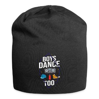 Breakdance Musik Breaking BBoy Bgirl - Jersey-Beanie - Schwarz - Vorne