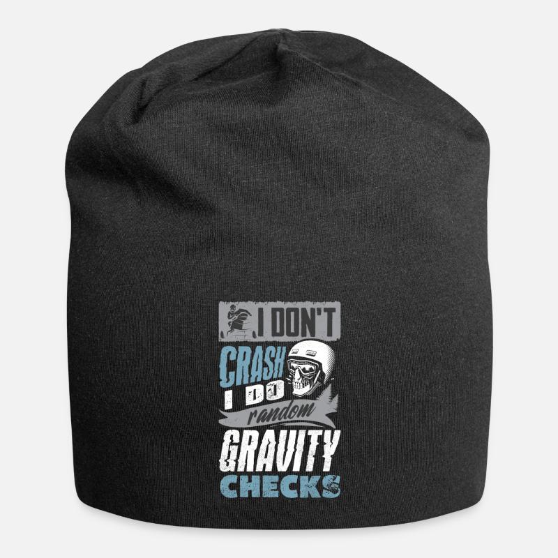 Snowmobile Riding Snowmobiling I Do Random - Jersey-Beanie - Schwarz