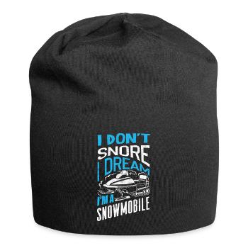 Snowmobile Riding Snowmobiling Snowmobiler I Dont - Jersey-Beanie - Schwarz - Vorne