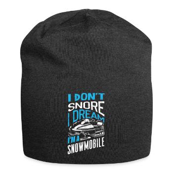 Snowmobile Riding Snowmobiling Snowmobiler I Dont - Jersey Beanie - charcoal grey - Front