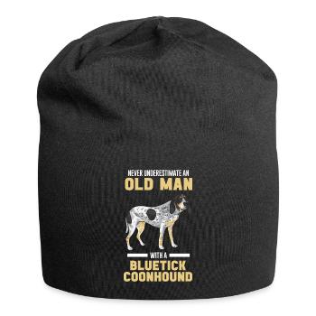 Bluetick Coonhound Gift Funny Saying - Jersey Beanie - black - Front