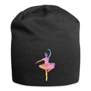Ballet Silhouette - Jersey Beanie - black - Front