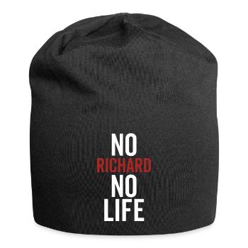 Kein Richard Kein Leben - Jersey-Beanie - Schwarz - Vorne