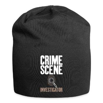Tatortermittler Privatdetektiv Experte Grafik - Jersey-Beanie - Schwarz - Vorne