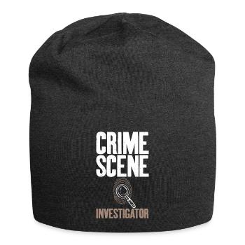 Enquêteur sur les scènes de crime Détective privé Expert Graphique - Bonnet en jersey - charbon - Devant