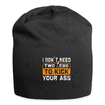 Chirurgie de prothèse d’humour amputée Amputation - Bonnet en jersey - noir - Devant