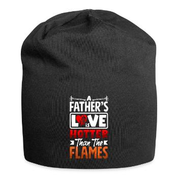 L’amour d’un père est plus chaud que les flammes pour - Bonnet en jersey - noir - Devant