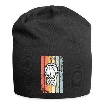 Basketball Basketballer - Jersey-Beanie - Schwarz - Vorne