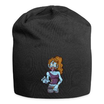 Female Zombie - Jersey Beanie - black - Front